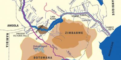 Kart over geologiske zambi